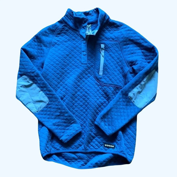 WOODS Farnham Quilted Pullover outdoor sweater - Picture 2 of 9